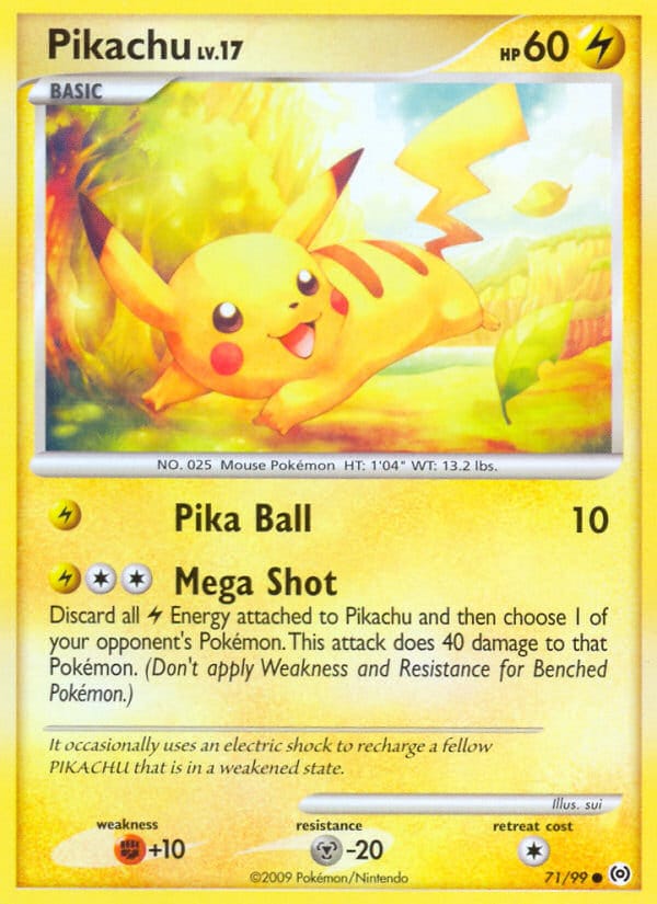 Pikachu, Arceus · 71/99