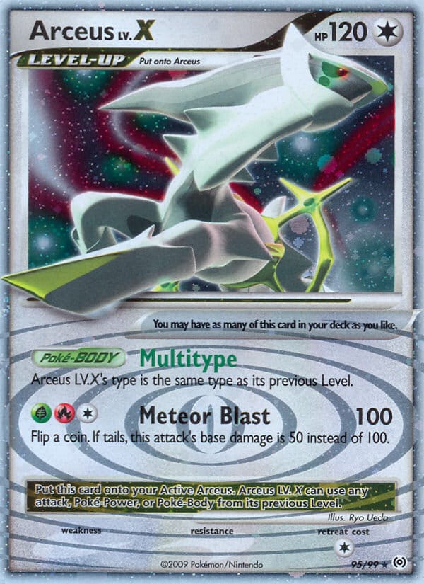 Arceus Lv.X, Arceus · 95/99