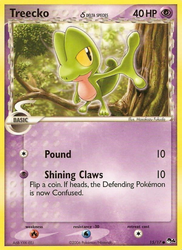 Treecko, POP Series 4 · 015/017