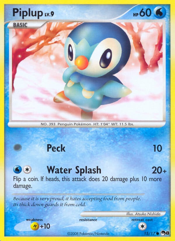 Piplup, POP Series 8 · 015/017