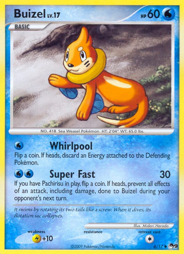 Buizel, POP Series 9 · 006/017