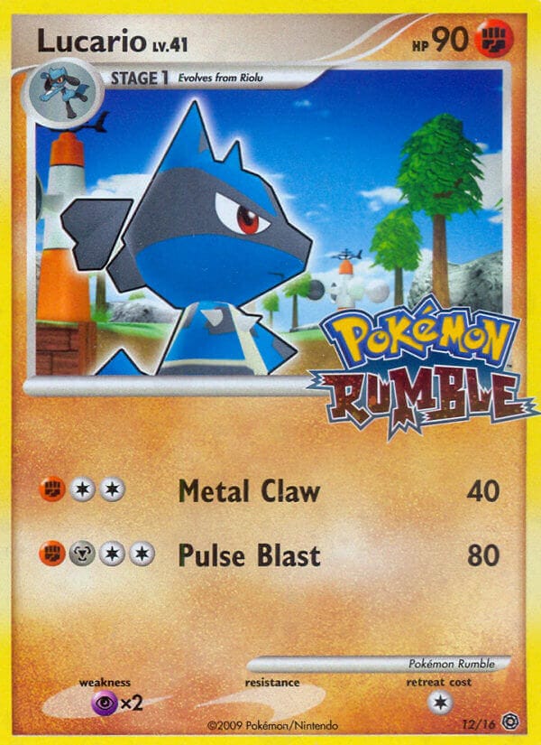 Lucario, Rumble · 12