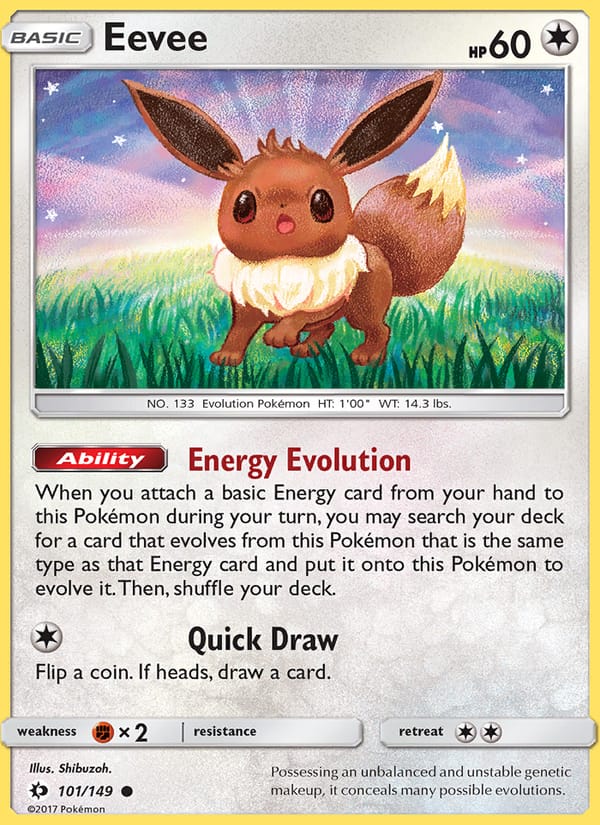 Eevee, SM Base Set · 101/149
