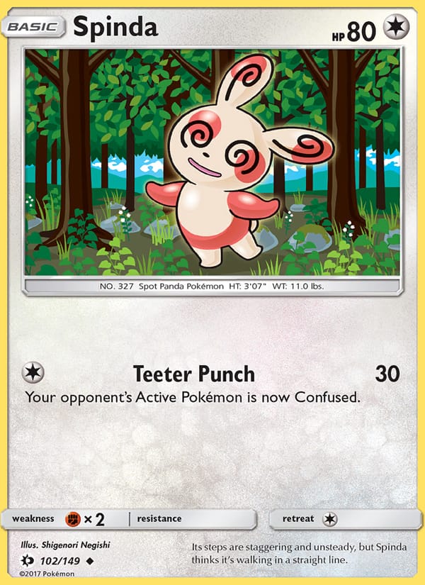 Spinda, SM Base Set · 102/149