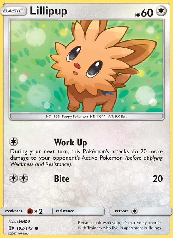 Lillipup, SM Base Set · 103/149
