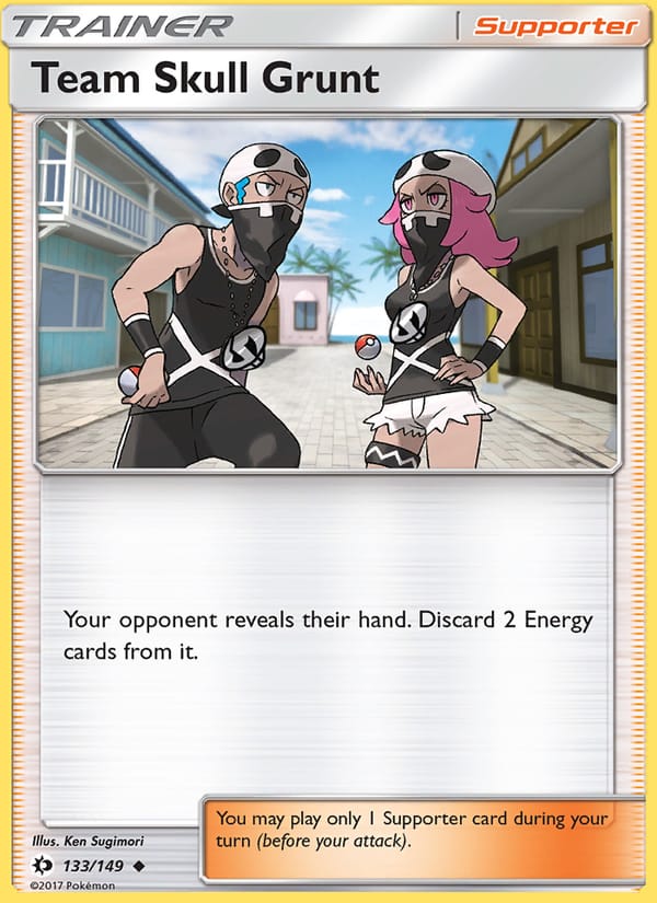 Team Skull Grunt, SM Base Set · 133/149
