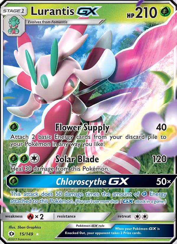 Lurantis GX, SM Base Set · 15/149
