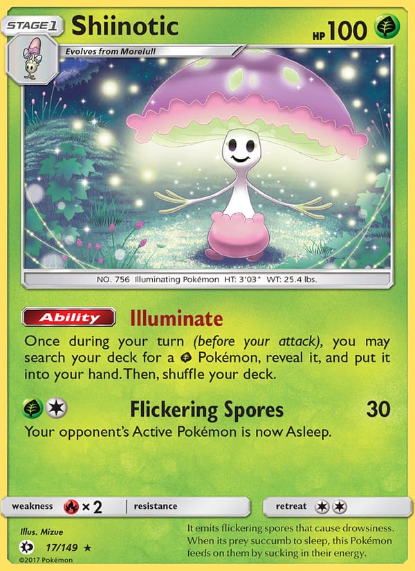 Shiinotic, SM Base Set · 17/149