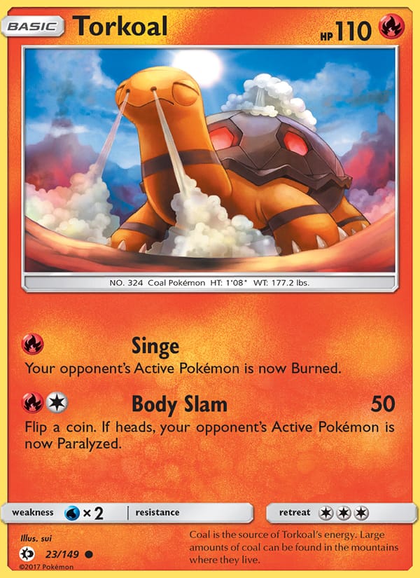 Torkoal, SM Base Set · 23/149