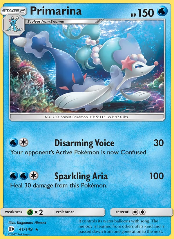 Primarina, SM Base Set · 41/149