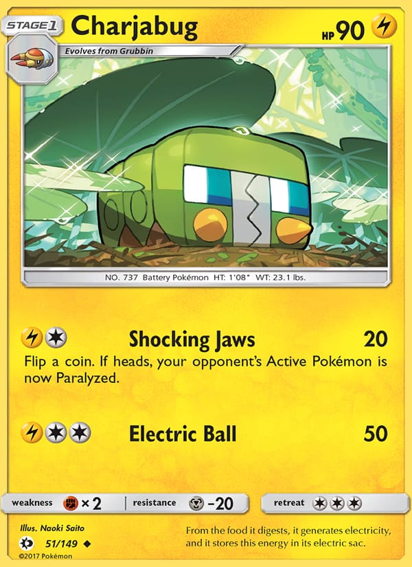 Charjabug, SM Base Set · 51/149