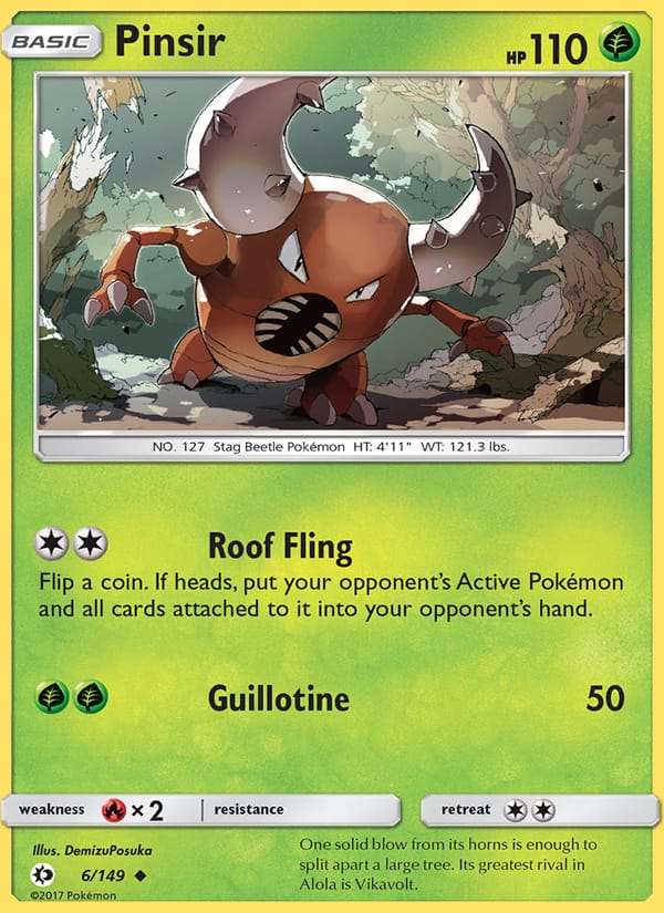 Pinsir, SM Base Set · 6/149