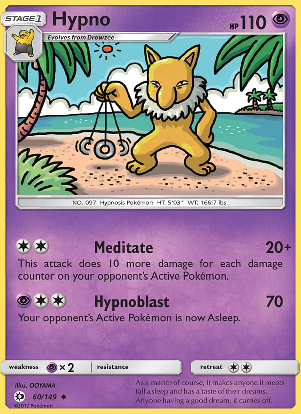 Hypno, SM Base Set · 60/149