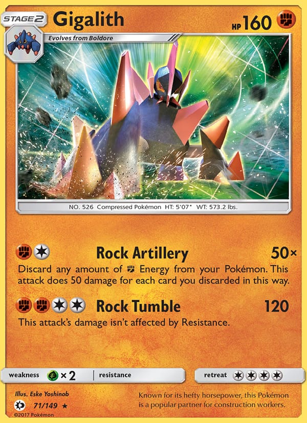 Gigalith, SM Base Set · 71/149