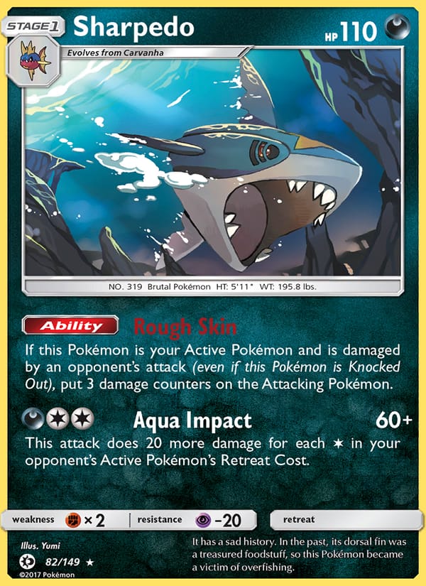 Sharpedo, SM Base Set · 82/149
