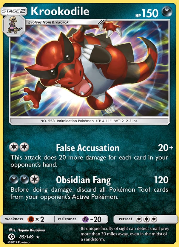 Krookodile, SM Base Set · 85/149