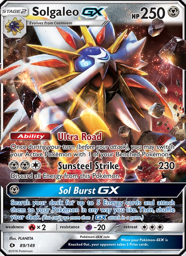 Solgaleo GX, SM Base Set · 89/149