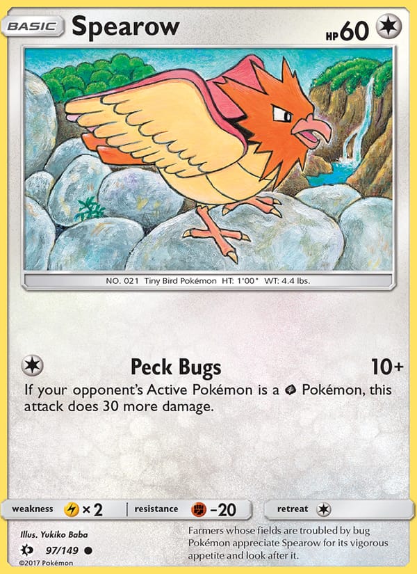 Spearow, SM Base Set · 97/149