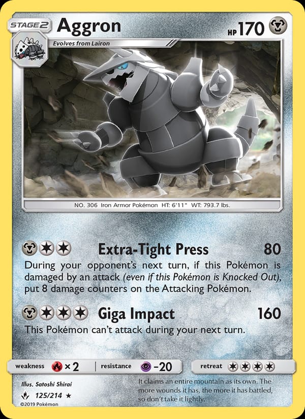 Aggron, SM - Unbroken Bonds · 125/214