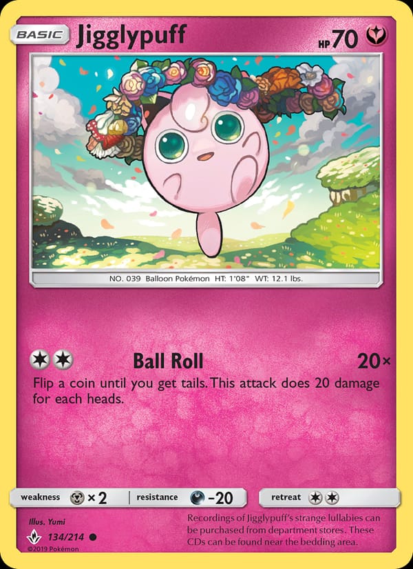 Jigglypuff, SM - Unbroken Bonds · 134/214