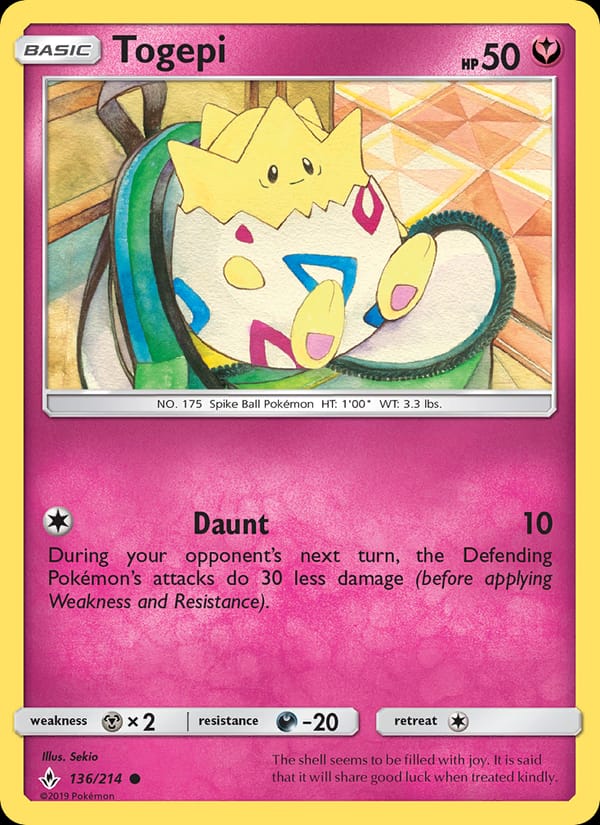 Togepi, SM - Unbroken Bonds · 136/214