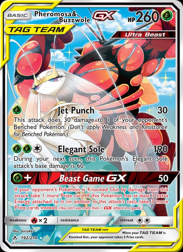 Pheromosa & Buzzwole GX, SM - Unbroken Bonds · 192/214