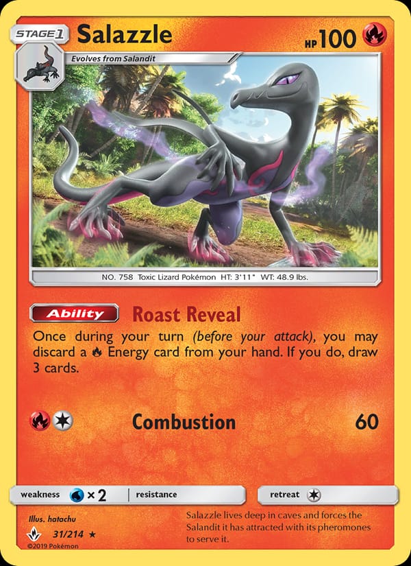 Salazzle, SM - Unbroken Bonds · 31/214