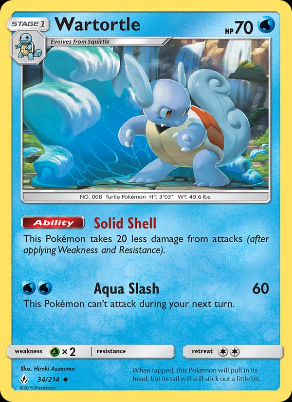 Wartortle, SM - Unbroken Bonds · 34/214