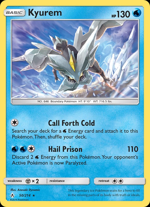 Kyurem, SM - Unbroken Bonds · 50/214