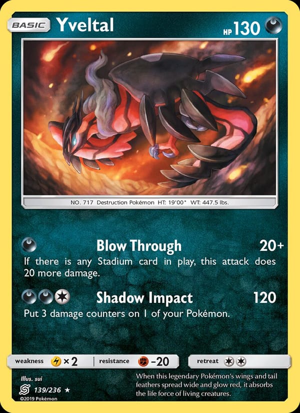 Yveltal, SM - Unified Minds · 139/236
