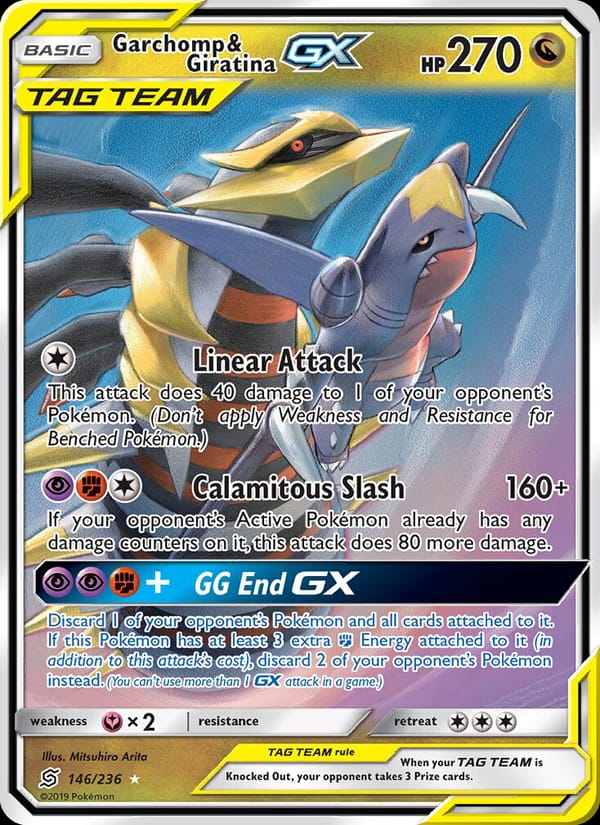 Garchomp & Giratina GX, SM - Unified Minds · 146/236