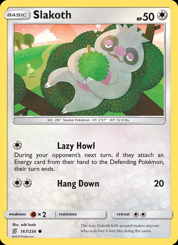 Slakoth, SM - Unified Minds · 167/236