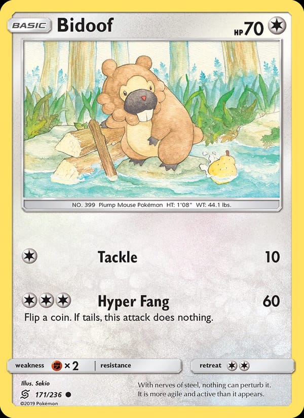 Bidoof, SM - Unified Minds · 171/236