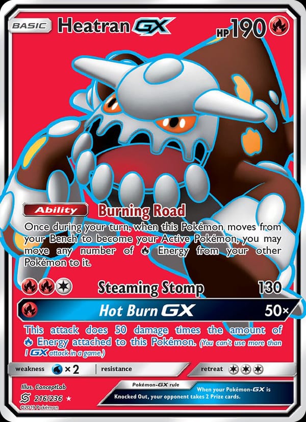 Heatran GX, SM - Unified Minds · 216/236