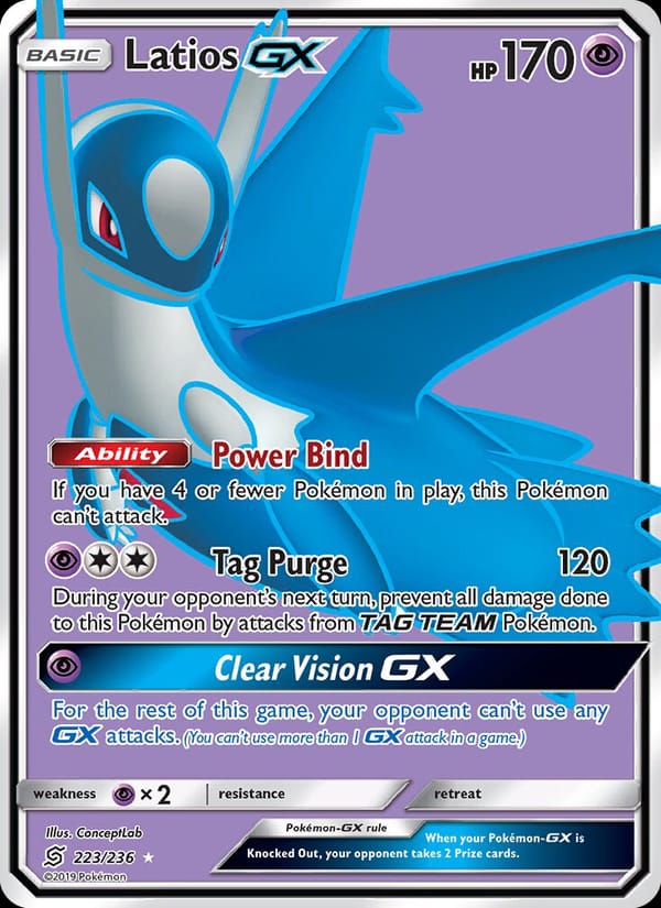 Latios GX, SM - Unified Minds · 223/236