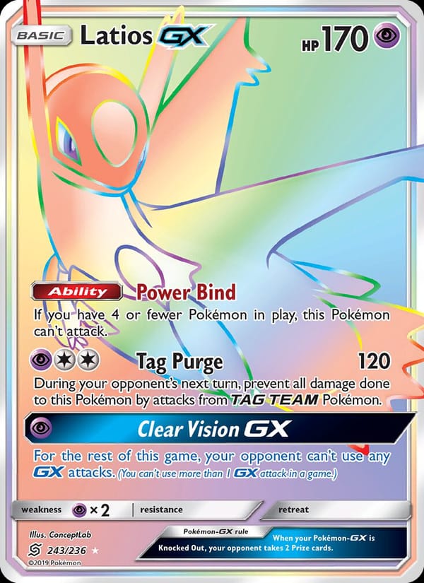Latios GX, SM - Unified Minds · 243/236
