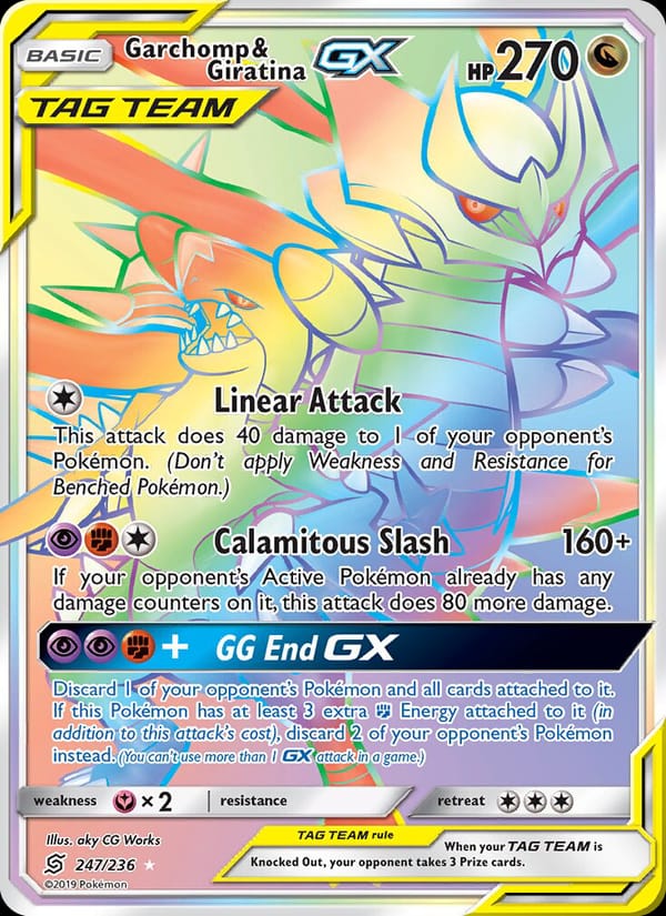 Garchomp & Giratina GX, SM - Unified Minds · 247/236