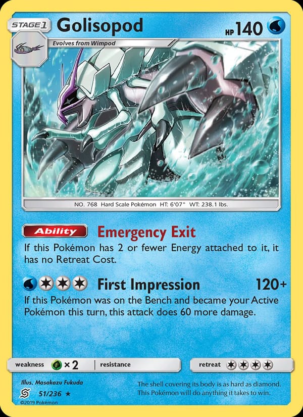 Golisopod, SM - Unified Minds · 51/236