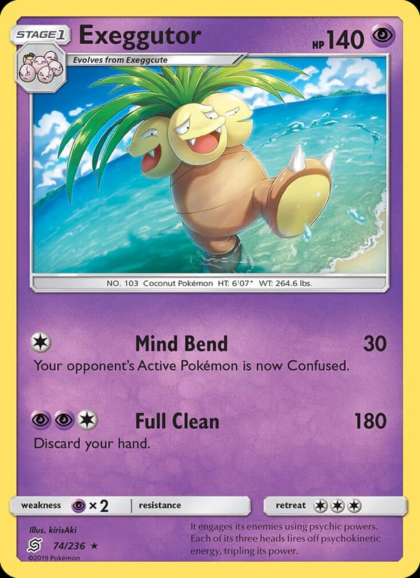 Exeggutor, SM - Unified Minds · 74/236