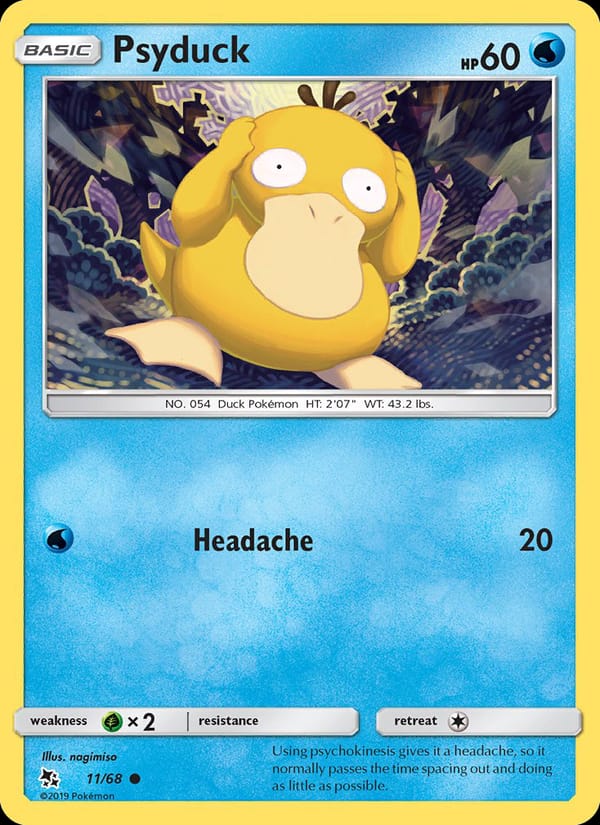 Psyduck, Hidden Fates · 11/68