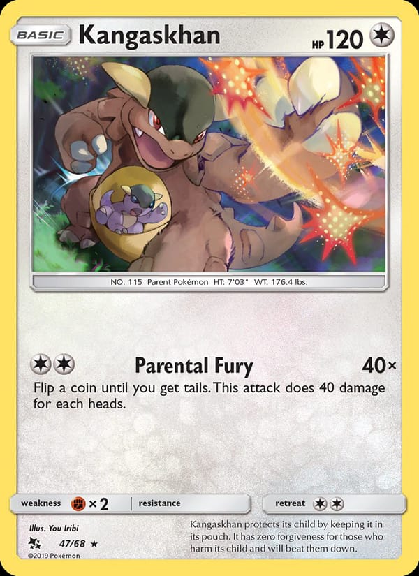 Kangaskhan, Hidden Fates · 47/68