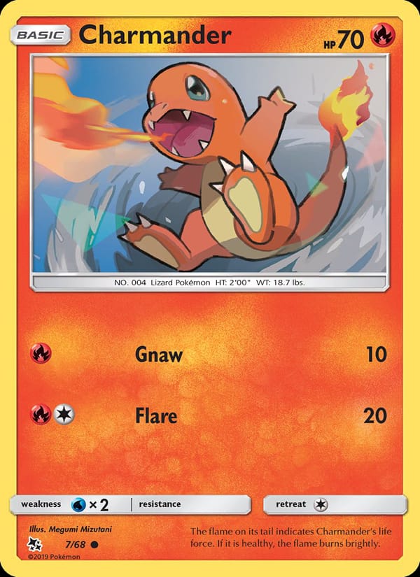 Charmander, Hidden Fates · 7/68