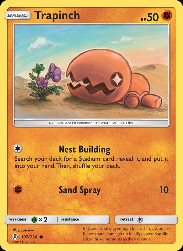 Trapinch, SM - Cosmic Eclipse · 107/236