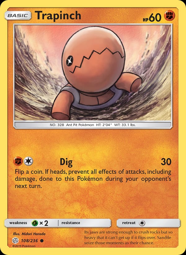 Trapinch, SM - Cosmic Eclipse · 108/236