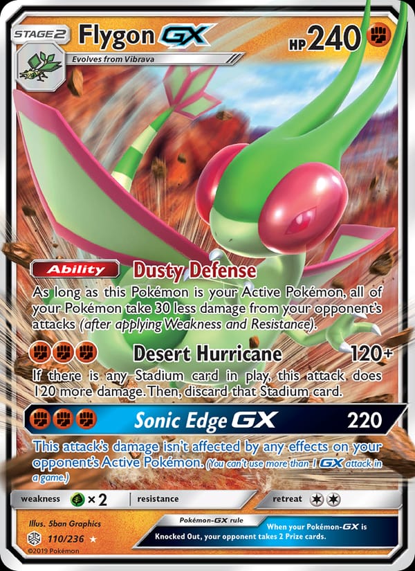 Flygon GX, SM - Cosmic Eclipse · 110/236