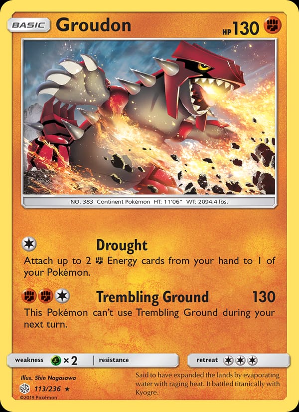Groudon, SM - Cosmic Eclipse · 113/236