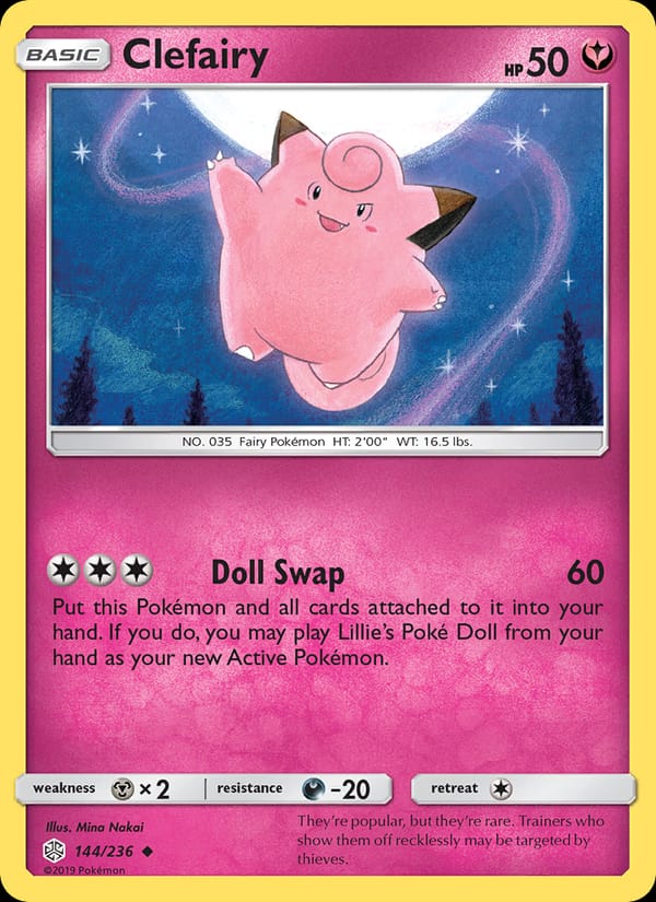 Clefairy, SM - Cosmic Eclipse · 144/236