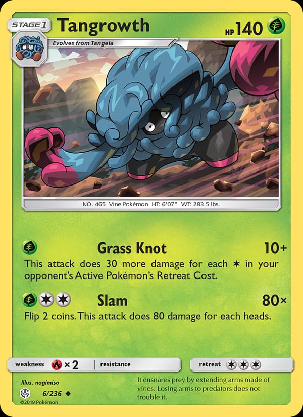 Tangrowth, SM - Cosmic Eclipse · 6/236