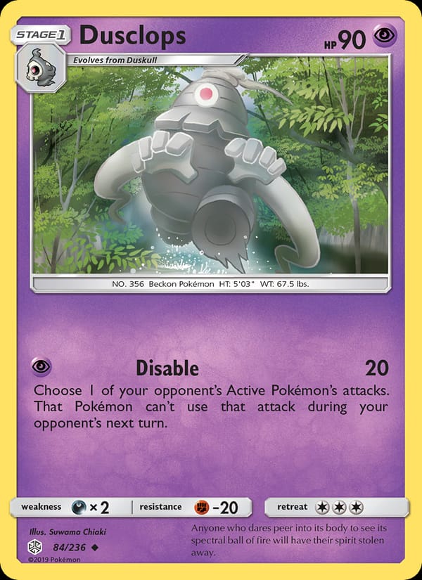 Dusclops, SM - Cosmic Eclipse · 84/236
