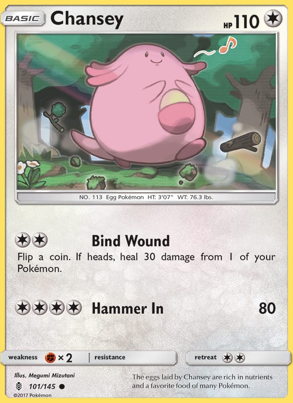 Chansey, SM - Guardians Rising · 101/145